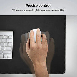 Avis Spigen Sgp Spigen Tapis de bureau en cuir vegan - Noir