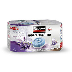 4 x recharges pour absorbeur d'humidité - 2093425 - Aero 360 Lavande - RUBSON