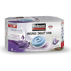 4 x recharges pour absorbeur d'humidité - 2093425 - Aero 360 Lavande - RUBSON