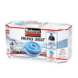 4 x recharges pour absorbeur d'humidité - 1619479 - Aero 360 Stop - RUBSON