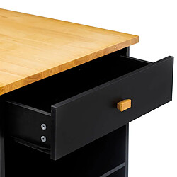 Five simply smart Îlot de cuisine mobile - Noir