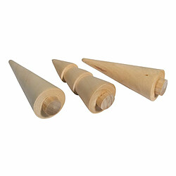 RAYHER 3 Petits Arbres en Bois Décoratifs