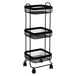 Five simply smart Desserte métal à roulettes - Noir