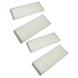 vhbw 4x Filtres pour Zehnder Paul Novus 300/450