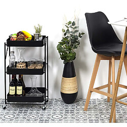 The Home Deco Factory Desserte pliable en métal