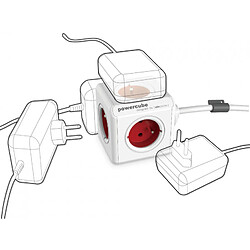Allocacoc PowerCube - Rouge