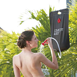 Habitat Et Jardin Douche solaire portable Pavillo - 20L Renforcé - 41 x 58 m avec thermomètre