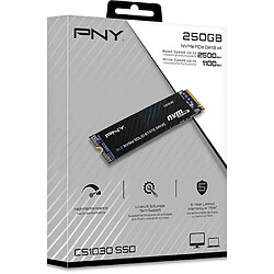 Avis Disque SSD Interne - PNY - CS1030 M.2 GEN3 - 250 Go - NVMe (M280CS1030-250-RB)