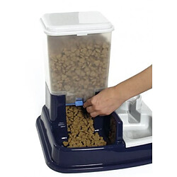 Acheter Flamingo Distributeur de croquettes et d'eau Duo Max - 2,5 l - Bleu