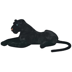 Peluche panthère XXL en polyester - Noir
