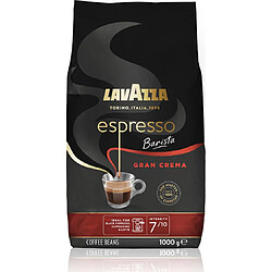 Lavazza café en grains Espresso Barista Gran Crema - 1 kg Café en grains Espresso Barista Gran Crema - Arabica/Robusta 40/60 - torréfaction moyenne - notes gourmandes - intensité forte - idéal espresso et cappuccino