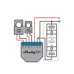 Compteur de Courant et de Tension Wifi - Shelly