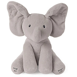 Peluche éléphant bébé Flappy - Gris clair