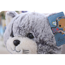 Peluche chat mignon en peluche - Gris