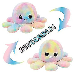Peluche pieuvre réversible double face