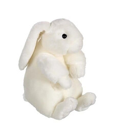 Gipsy peluche lapin bélier assis - Blanc