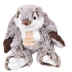 Histoire d'ours doudou lapin Marius - Gris