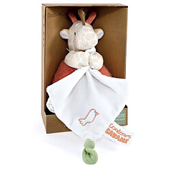 Doudou et compagnie doudou girafe avec mouchoir