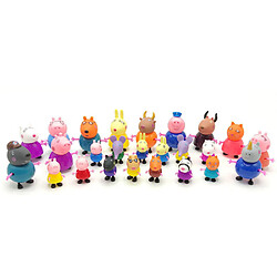 Peppa Pig ensemble de figurines - 25 pièces