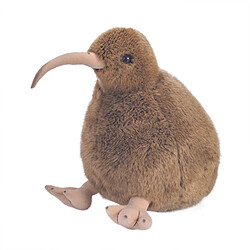Peluche oiseau kiwi en doudou - Marron