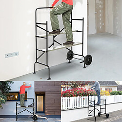 Idmarket MARKET échafaudage sur roues 140x78x135 cm pas cher