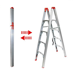 Secury-T Securit Escabeau télescopique 2x4 marches