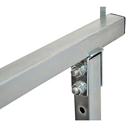 vidaXL tréteaux télescopiques lot 2 pas cher