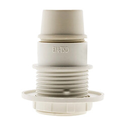 Zenitech douille E14 simple bague - blanc