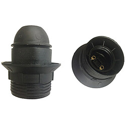Lebenoid Douille électrique E27 avec bague - Noir