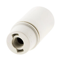Zenitech douille E14 thermoplastique blanc