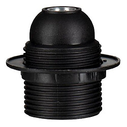 Bailey douille E27 thermoplastique filetée avec bague - noire