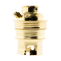 Zenitech douille B22 en acier laitonné