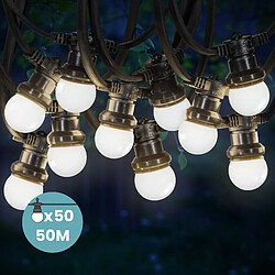 SkyLantern Guirlande Guinguette 50m - Blanche