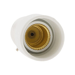 Zenitech Adaptateur de douille B22 vers E14 - Blanc