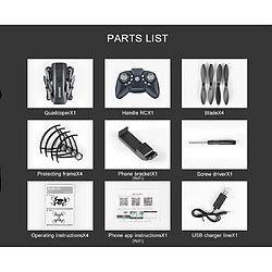 Avis Mini Drone pliant - Photographie aérienne