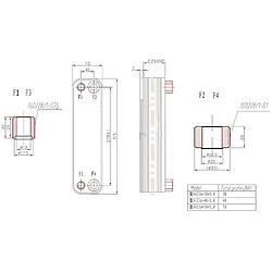 Acheter Helloshop26 Échangeur de chaleur thermique inox - 30 plaques