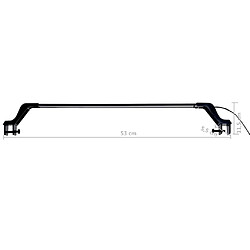 VidaXL - Lampe à LED Aquarium 55-70cm Bleu et Blanc pas cher