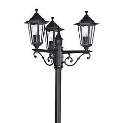 EGLO Laterna 4 - Lampadaire extérieur - Noir