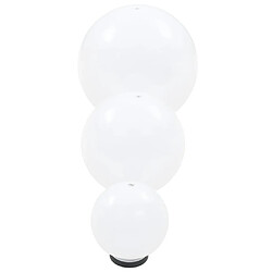 vidaXL Jeu de lampe boule LED pas cher