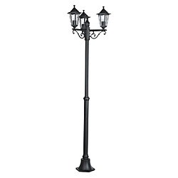 EGLO Laterna 4 - Lampadaire extérieur - Noir