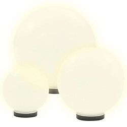 Acheter vidaXL Jeu de lampe boule LED