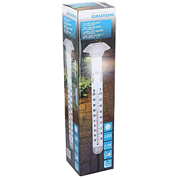 Maison Futée Thermomètre solaire LED