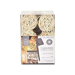 Avis The Home Deco Factory Guirlande Rotin Solaire
