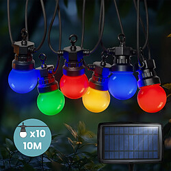 Skylanterne Guirlande Solaire Multicolore 10m