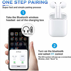 Mini écouteurs Bluetooth 5.0 - Noir pas cher
