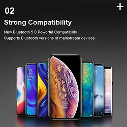 Acheter Chrono Écouteurs Bluetooth 5 stéréo - Noir