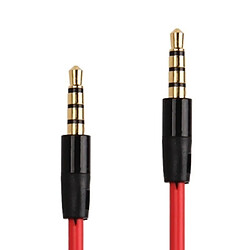 Wewoo Câble audio Jack 3.5 mm - Rouge