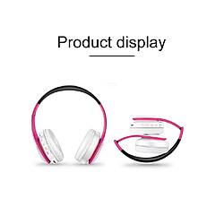 Avis Wewoo Casque sport pliant - Rose