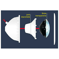 CCEI Lampe Eolia LED - Blanc Froid