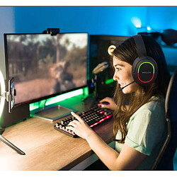 El contente Casque LED - Noir